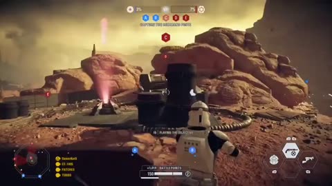 Epic Star Wars battlefront 2 instant action playz (3) - light side (repost from my yt)