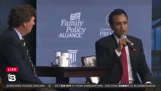 GOP SUMMIT | TUCKER CARLSON with VIVEK RAMASWAMY: On white privilege