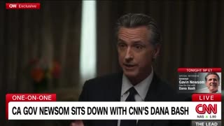 Why is Newsom in New York?