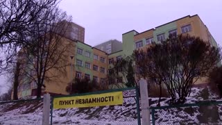 Zelenskiy visits site of missile strike in Vyshhorod