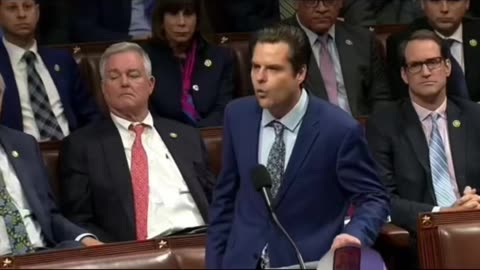 A fired up Matt Gaetz defends grassroots fundraising, calls out corrupt colleagues on house floor!