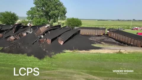 On Friday, June 17, a train carrying coal was derailed north of Lawrence, Kansas.