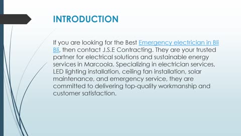 Best Emergency electrician in Bli Bli