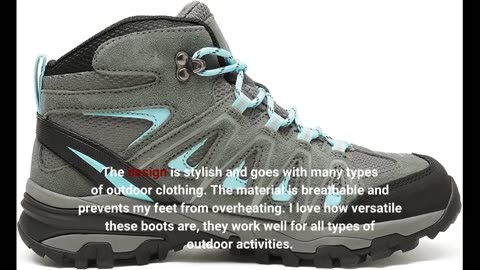 Customer Feedback: NORTIV 8 Women's Hiking Boots Waterproof Backpacking Lightweight for Outdoor...