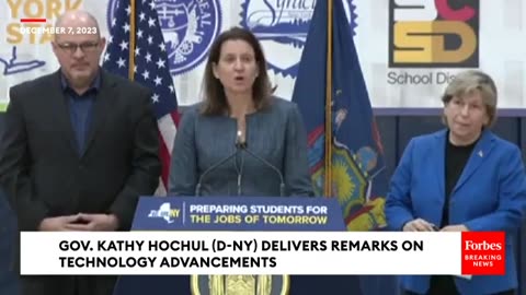 Gov. Kathy Hochul Delivers Remarks On STEM Education Advancements In New York