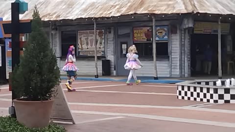 Girl Clowns @ Old Town Kissimmee