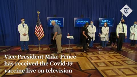Mike Pence receives coronavirus vaccine live on TV