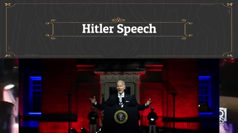 Biden's Hitler Speech