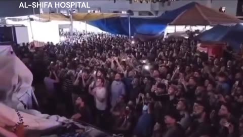 Israel-Hamas War2023 : Al-Shifa Hospital held a public screening