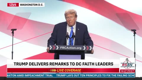 FULL SPEECH: President Donald J. Trump Speaks to the Pray, Vote, Stand Summit - 9/15/23