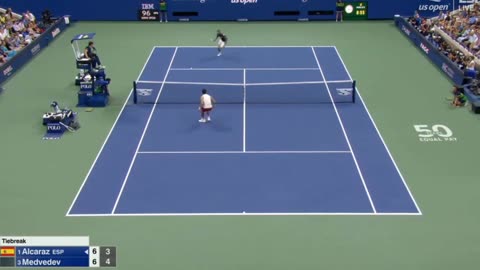 Carlos Alcaraz vs Daniil Medvedev [SF] Full Match Highlights _ US Open 2023.#TennisMatch