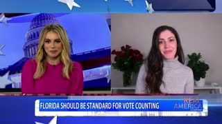 REAL AMERICA -- Alison Steinberg w/ Anna Paulina Luna, Anna's Big Win during Midterms