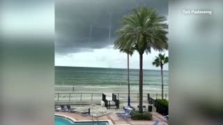 Massive waterspouts spotted near Florida beach
