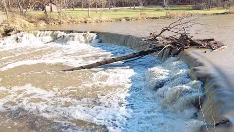 Falls by Wallace Lake Berea Ohio