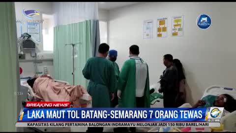 BREAKING NEWS - Deadly Accident on Batang-Semarang Toll Road 7 People Killed