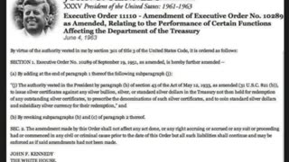 President Kennedy Executive Order 11110