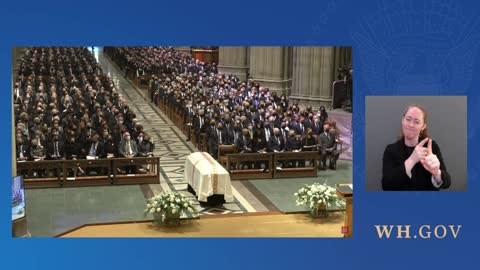 0413. President Biden Attends the Funeral of Secretary of State Madeleine Albright