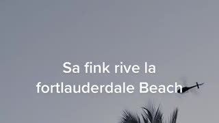 Invaders using a yacht to land straight onto the beach of Fort Lauderdale, Florida.