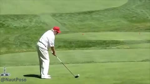 Trump Golf Swing