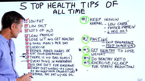 The 5 Top Health Tips of All Time