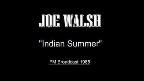 Joe Walsh - Indian Summer (Live in Concert 1985) FM Broadcast