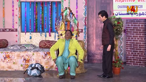 Khand Nalon Mithi | Stage Drama Trailer | Nasir Chinyoti and Sajan Abbas | Amanat Chan