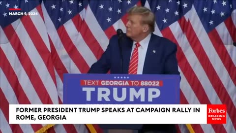 Trump Invites Marjorie Taylor Greene Up On Stage During Georgia Rally: 'Please Come Up'