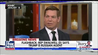 Eric Swalwell still thinks Trump is a Russian agent