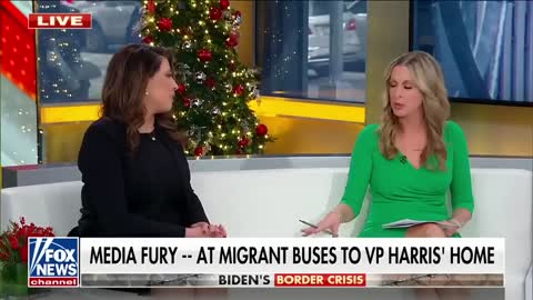 Media erupts over migrant buses at VP Harris' home