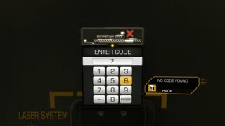 Deus Ex Human Revolution - Detroit Police Station Armory Laser Grid Code