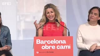 Yolanda Díaz pide evitar un pacto independentismo (JxCat) y PP en Barcelona