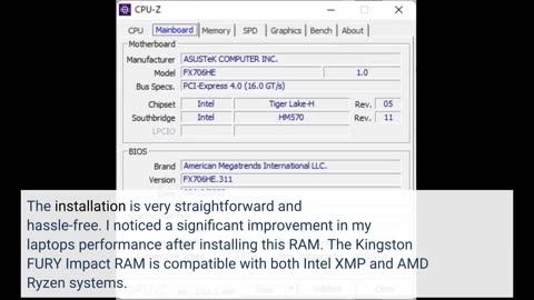 Kingston FURY Impact 16GB 2666MT/s #DDR4 CL15 Laptop-Overview