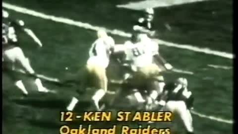 1976-12-06 Cincinnati Bengals vs Oakland Raiders