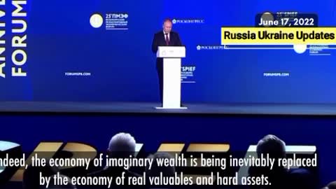 Putin: Global foreign currency reserves will move away from the dollar and euro