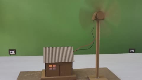 Cardboard Wind Turbine Model: A Hands-On Activity for Students