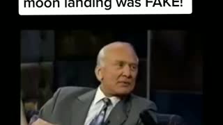 Buzz Aldrin admits the moon landing was fake