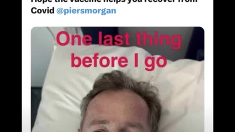 Piers Morgan contracts COVID-19 after being boosted 6 times......SIX!