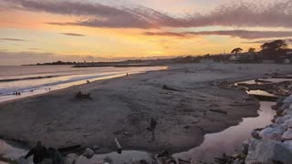 Twin Lakes Beach Sunset