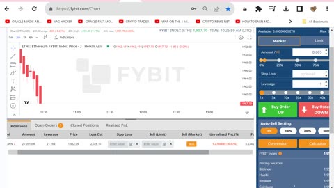 Battle For $40,000 Ethereum Raw Action Leverage Trading