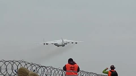 Take-off An-225 Mrija UR-82060 at Rzeszow EPRZ 14.11.2021
