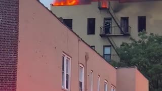 Firefighter and civilians injured in five-alarm Bronx fire