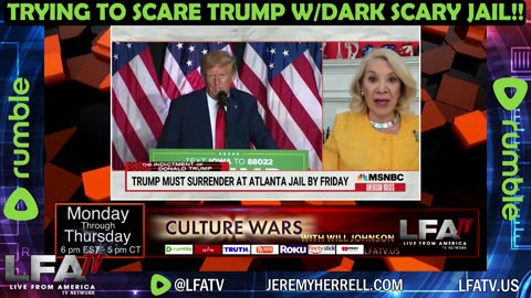 TRYING TO SCARE TRUMP WITH DARK SCARY JAIL!!