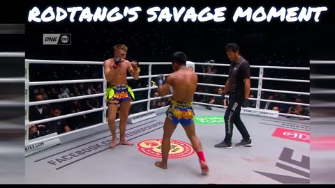 Rodtang Jitmuangnon Savage Moment Best Kickboxing Champion One Championship