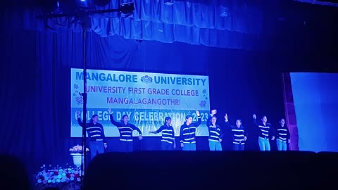 Annual day dance performance in Mangalore University