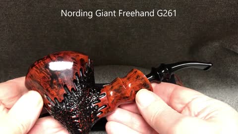 *SOLD* NORDING GIANT FREEHAND PIPES at MilanTobacco.com