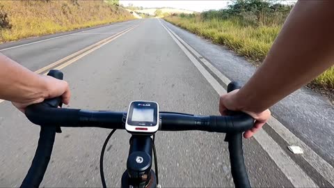 Ride my bike on the BR499 road and museum of the father of aviation Alberto Santos Dumont