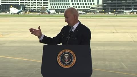 Biden: "Earl Had Me Ride Here on a Bicycle, But I Don't Mind. I Got a New One”