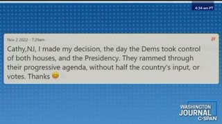 Voter: "I do not understand how people can continue to vote Democratic."