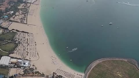 Maja Kuczynska Skydives Over The Palm, Dubai