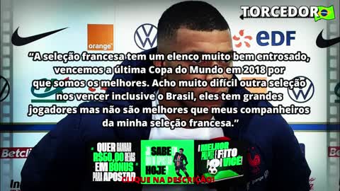 URGENTE! MBAPPÉ MANDA RECADO PARA SELEÇÃO BRASILEIRA! ÚLTIMAS NOTÍCIAS SELEÇÃO BRASILEIRA HOJE!